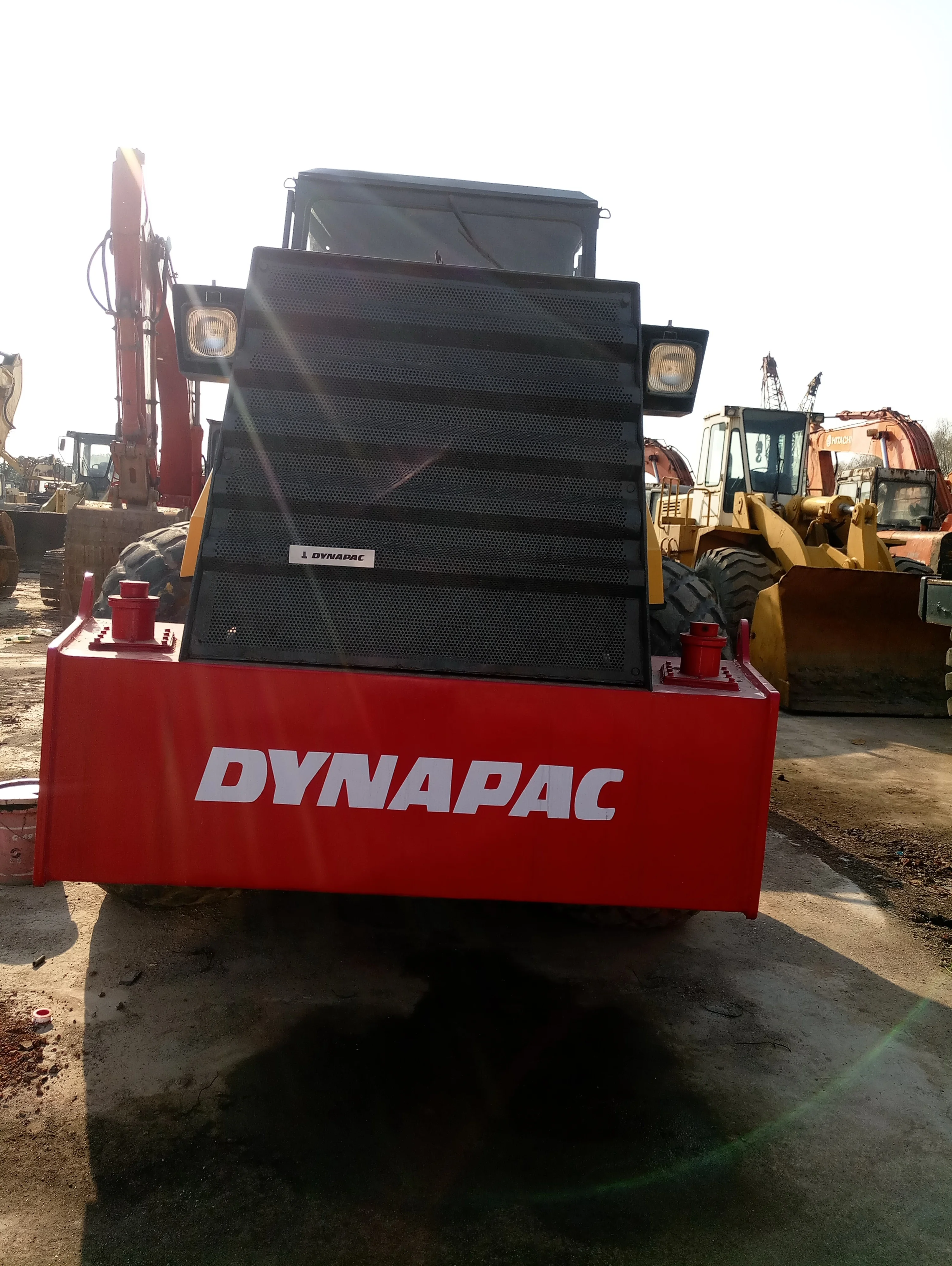 Used single drum steel wheel high power Dynapac CA30D road roller secondhand comfortable ride foundantion construction machine