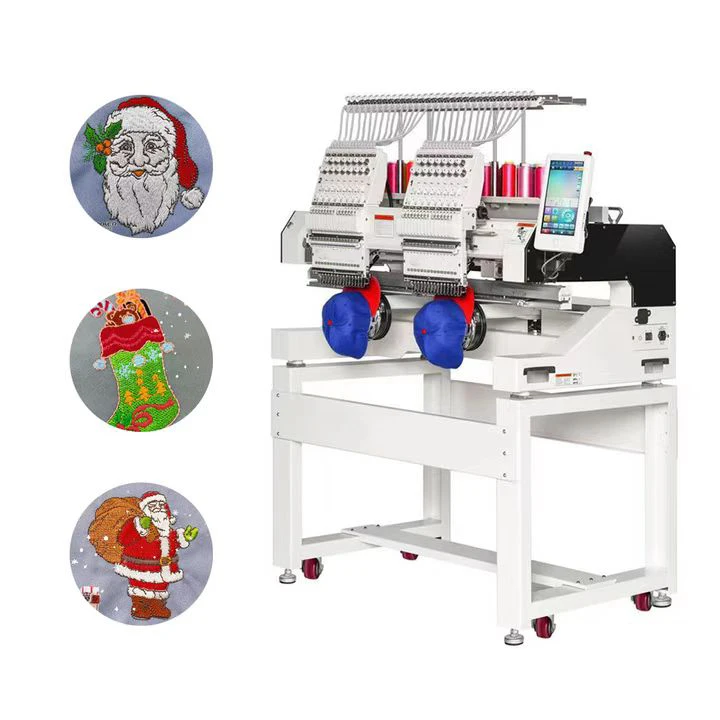 Tajima Second Hand 2 Head Ca P Embroidery Machine with Cheap Price