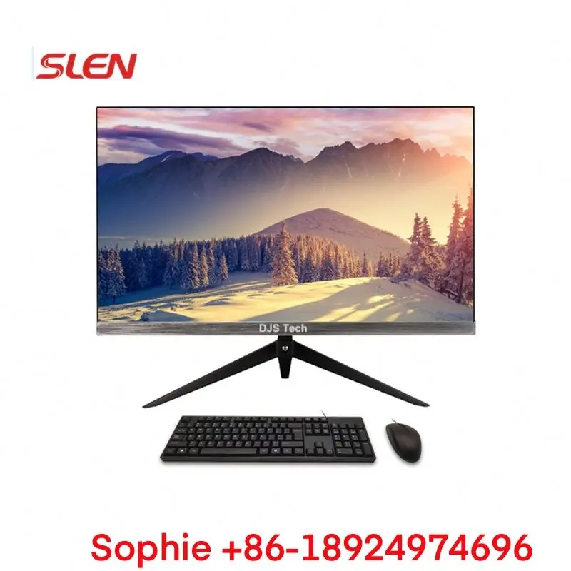 Slen высокий моноблок для настольного компьютера 23,8 дюйма I9 I7 I5 I3 с процессором Ram Ssd Diy все в одном ПК