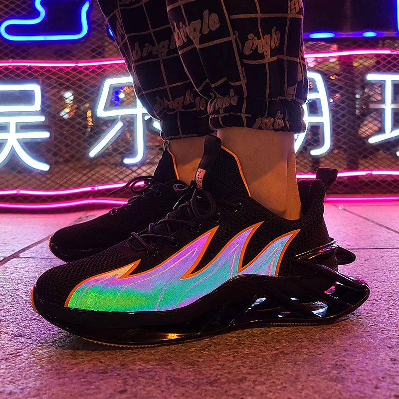 Amazon Best Seller  blade Casual Shoes Breathable Walking Style Shoes Custom Logo Light Sports Running Shoes Fashion Sneakers