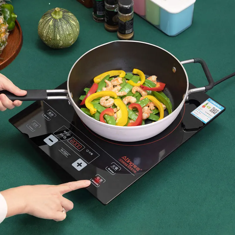  Well-designed One-click built in ETL CE portable cooktop 2000W 120v electric single indcution