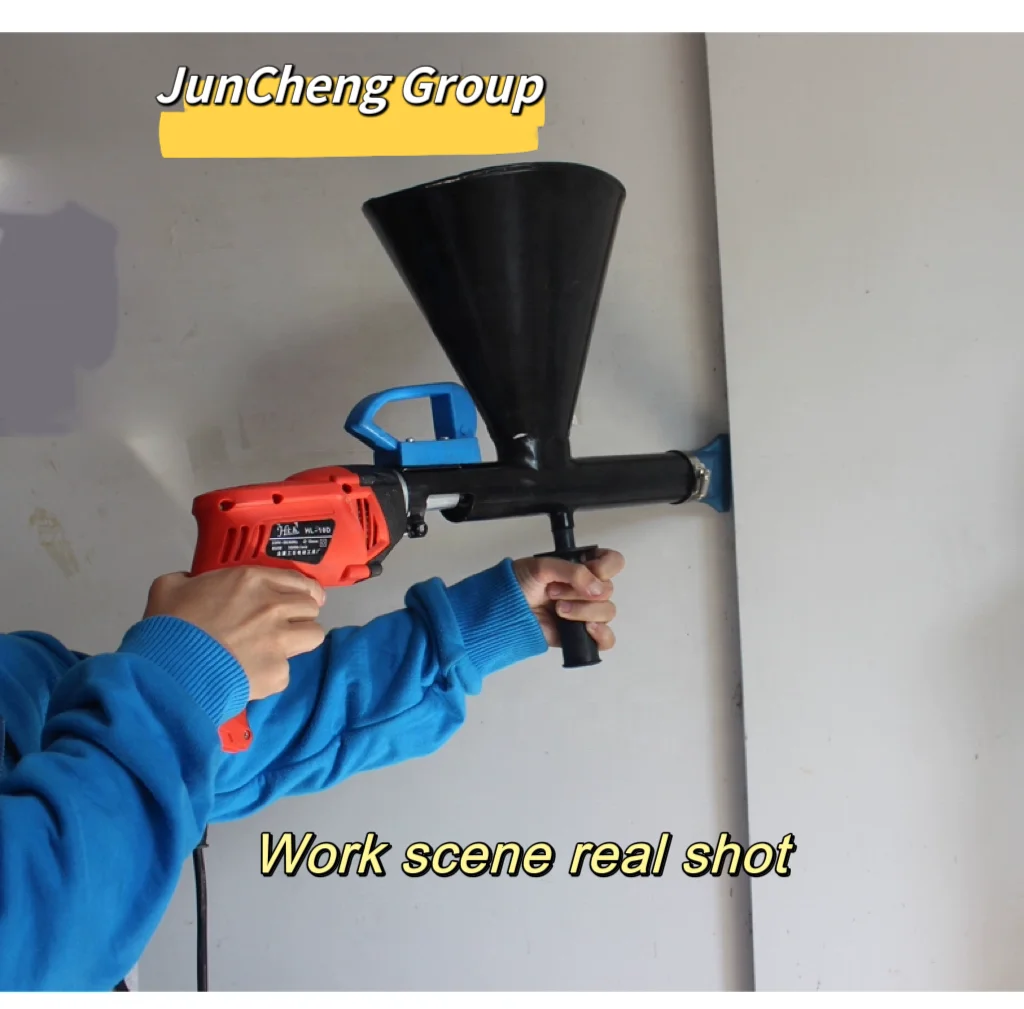 Anti-theft door and window mortar caulk cement round flat nozzle Electric wall joint grouting machine