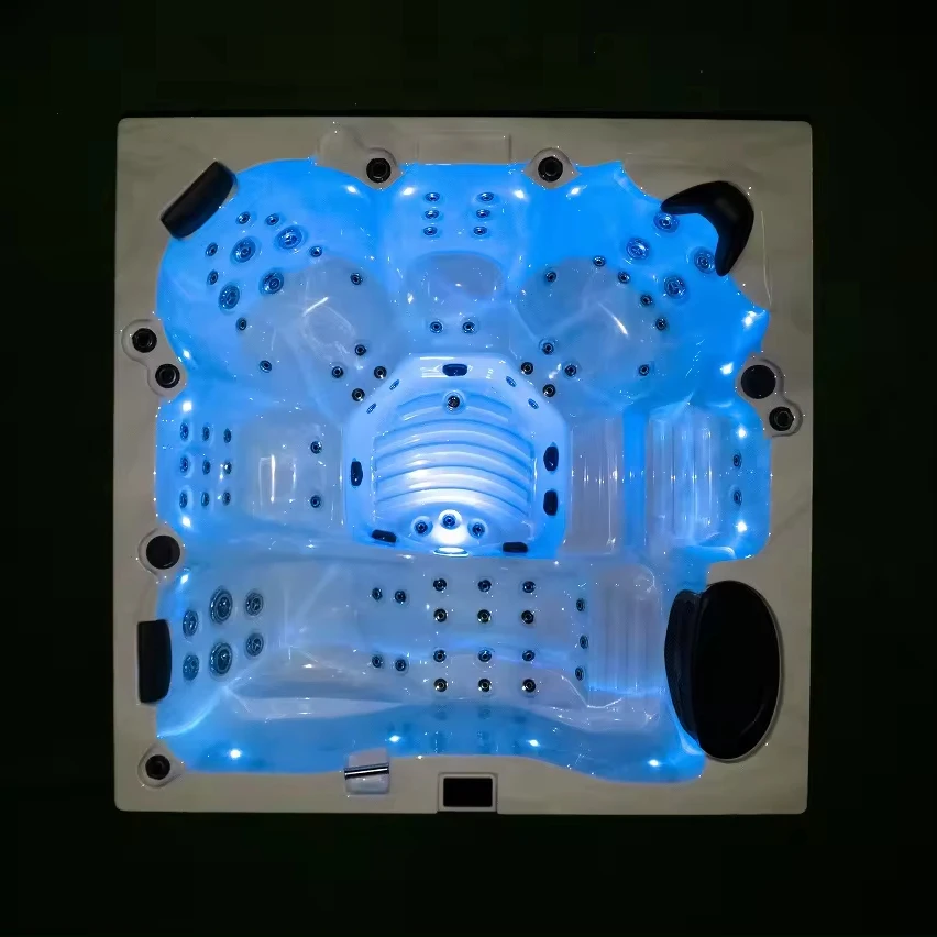 Hot sale spa pool outdoor hot tub family spa party 6 person hot tub massage whirlpool bathtub