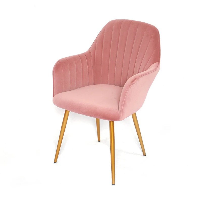 China Arm Dining Chair Pink Hotel Luxury Modern Dinning Chairs