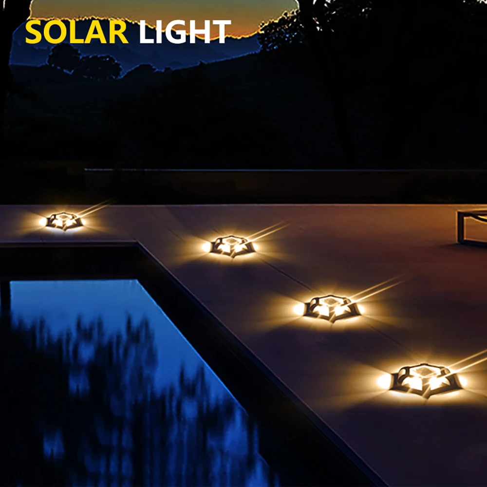 IP65 1.2W outdoor garden solar room type underground in ground courtyard walkway driveway buried lamp lights