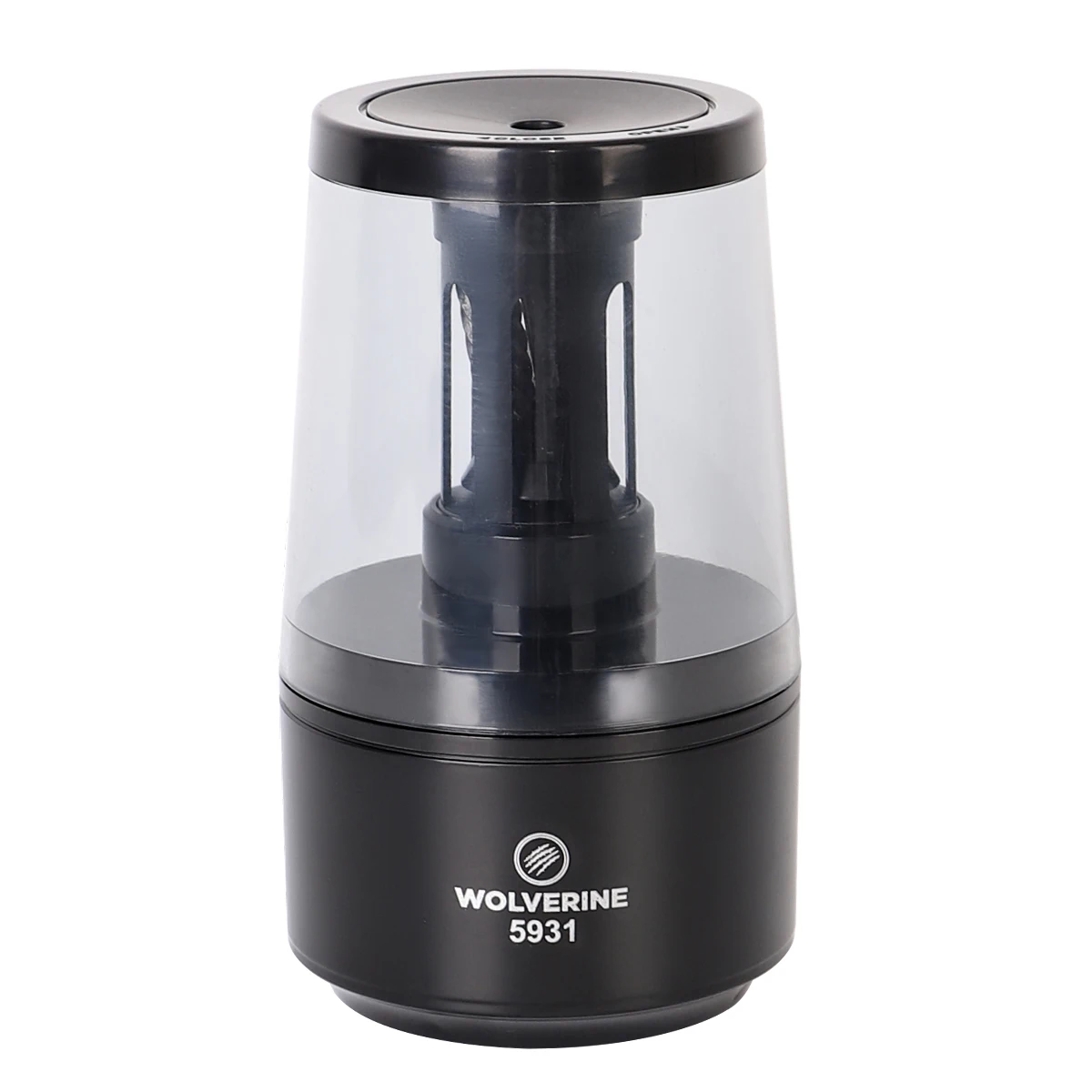 WOLVERINE School Pencil Sharpener Machine Plastic Electric Automatic  for Office with USB line adapter 5931 Black