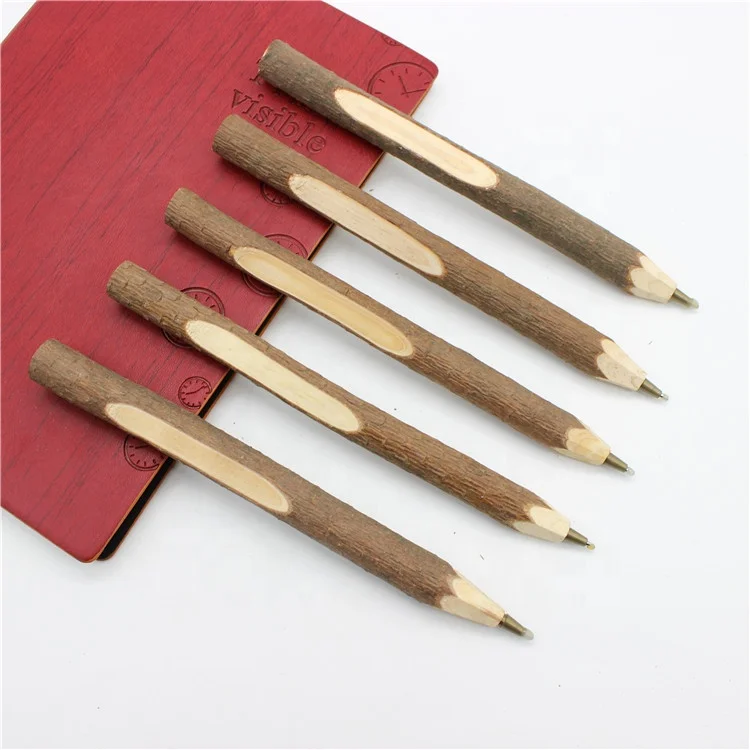 2020 eco-friendly original wood pen custom carved wood ball pen