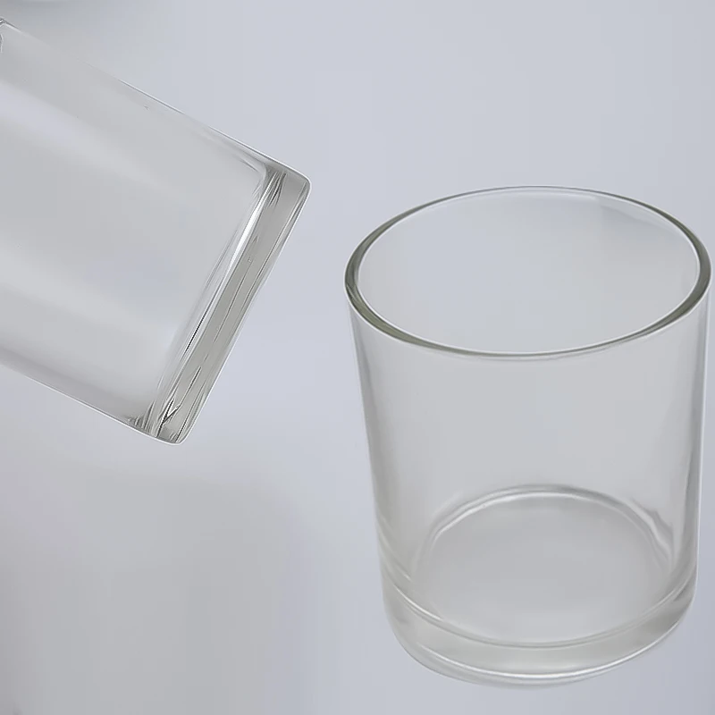 Оптовая продажа Лидер продаж пустые матовые белые черные стеклянные банки для свечей роскошная стеклянная банка с