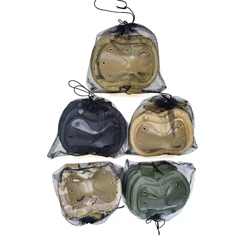 Factory 4pcsTactical Knee Pads Elbow Pads Outdoor Knee Protectors Sport Hunting Skating Safety Gear Knee Guard ElbowShell
