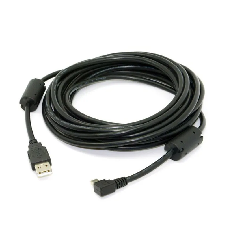 1.5/3/5/10m black USB 2.0 data cable with magnetic ring