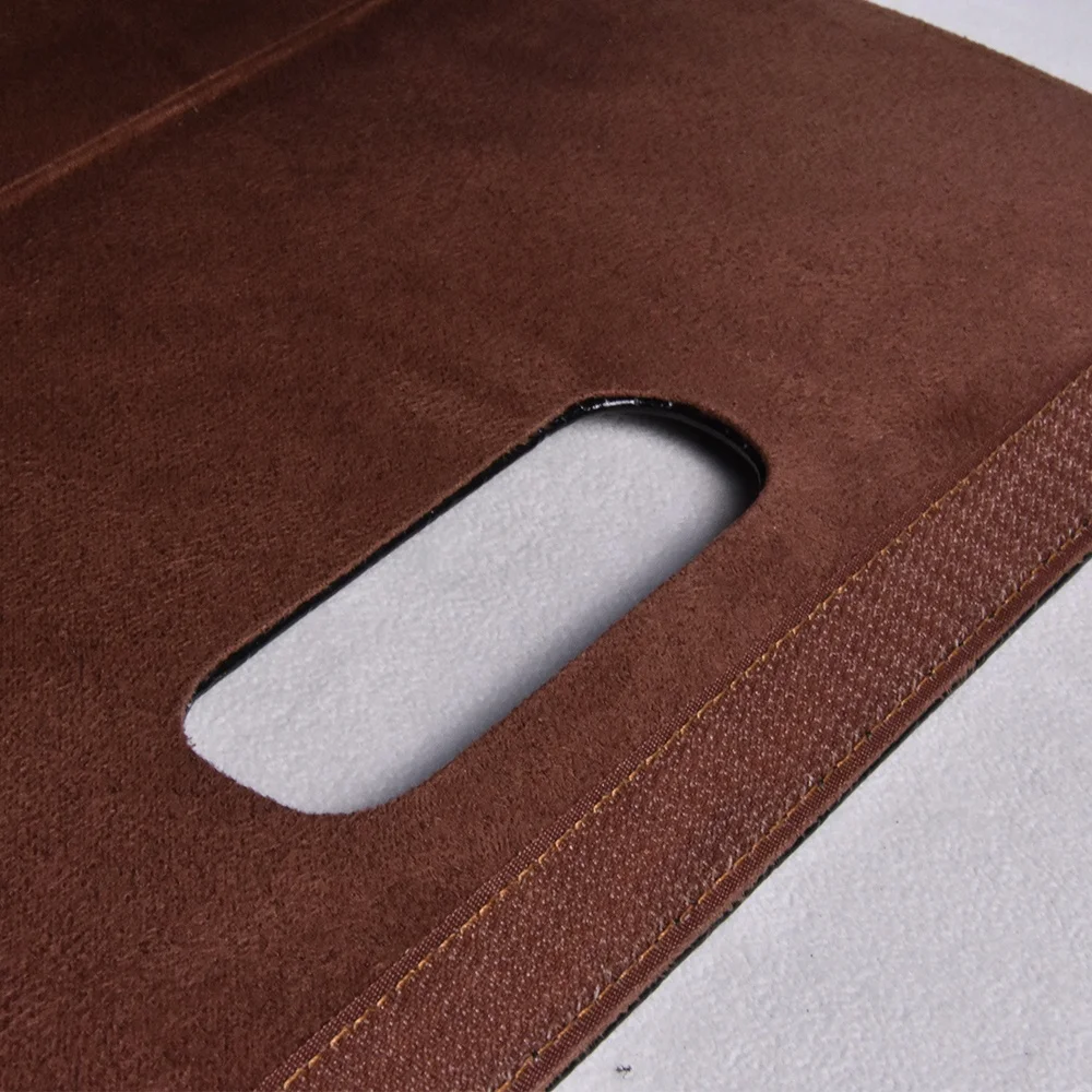 New design custom portable single bottle plaid leather wine box case with handle