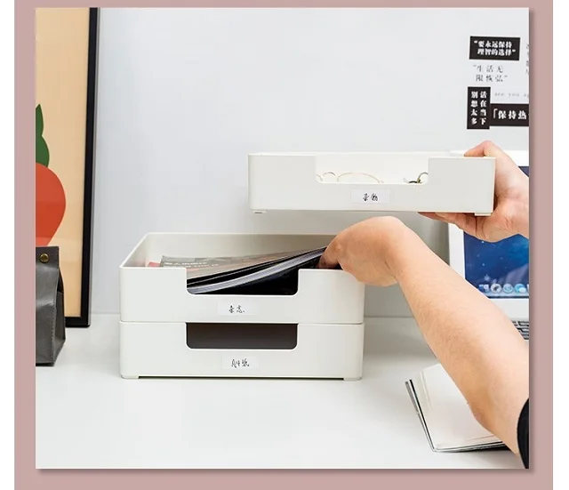 Economical Custom Design Durable And High Quality Multifunction White Pp File Rack