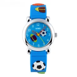 SKMEI Trendy Kids Gifts With Silicone Strap 3D Pattern Box Timepieces Watch for Kids In Alibaba