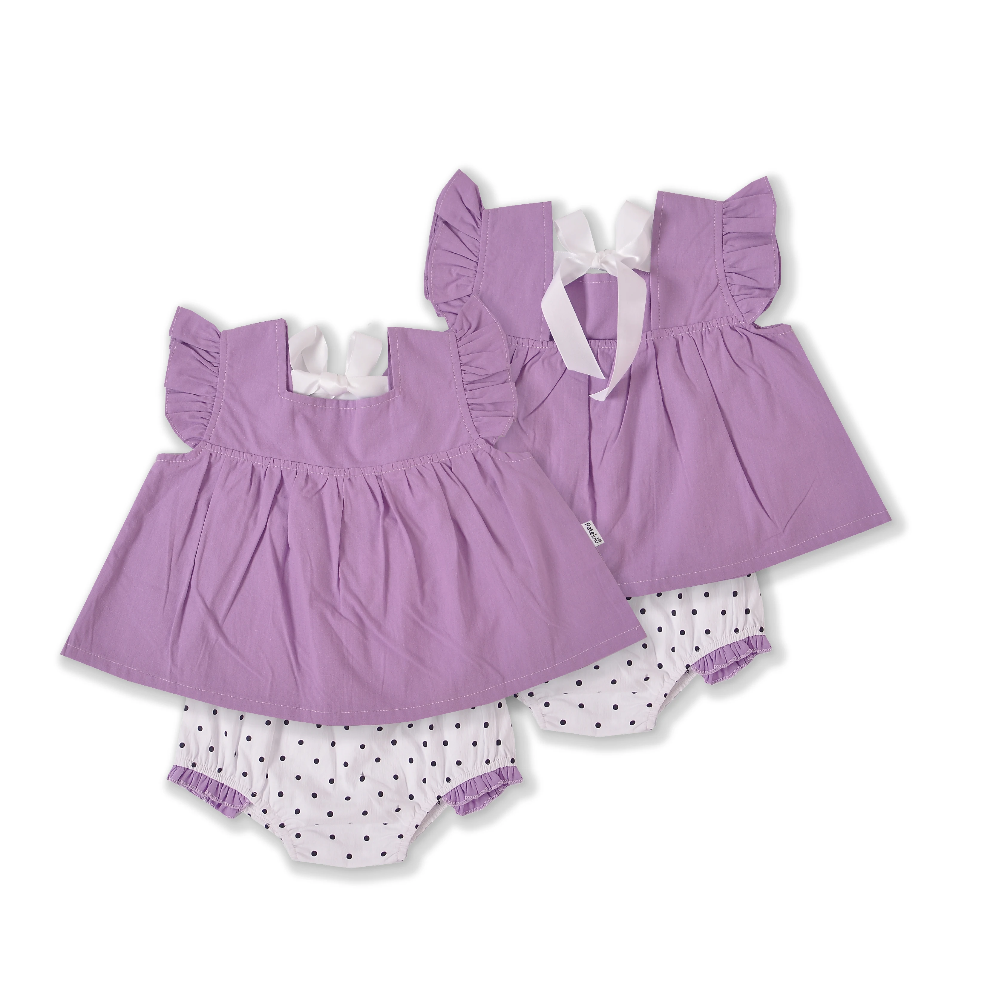 Baby girl 2 piece sets kid clothes  ruffle sleeve sweet girl new style