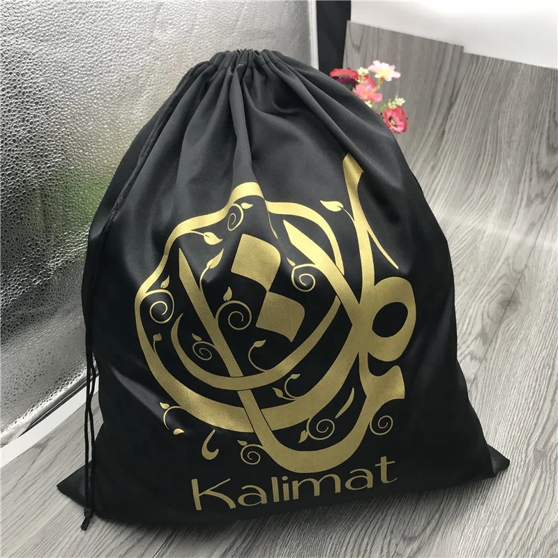 Luxury Silk dust bag for handbag satin drawstring shoe dust bags for handbags