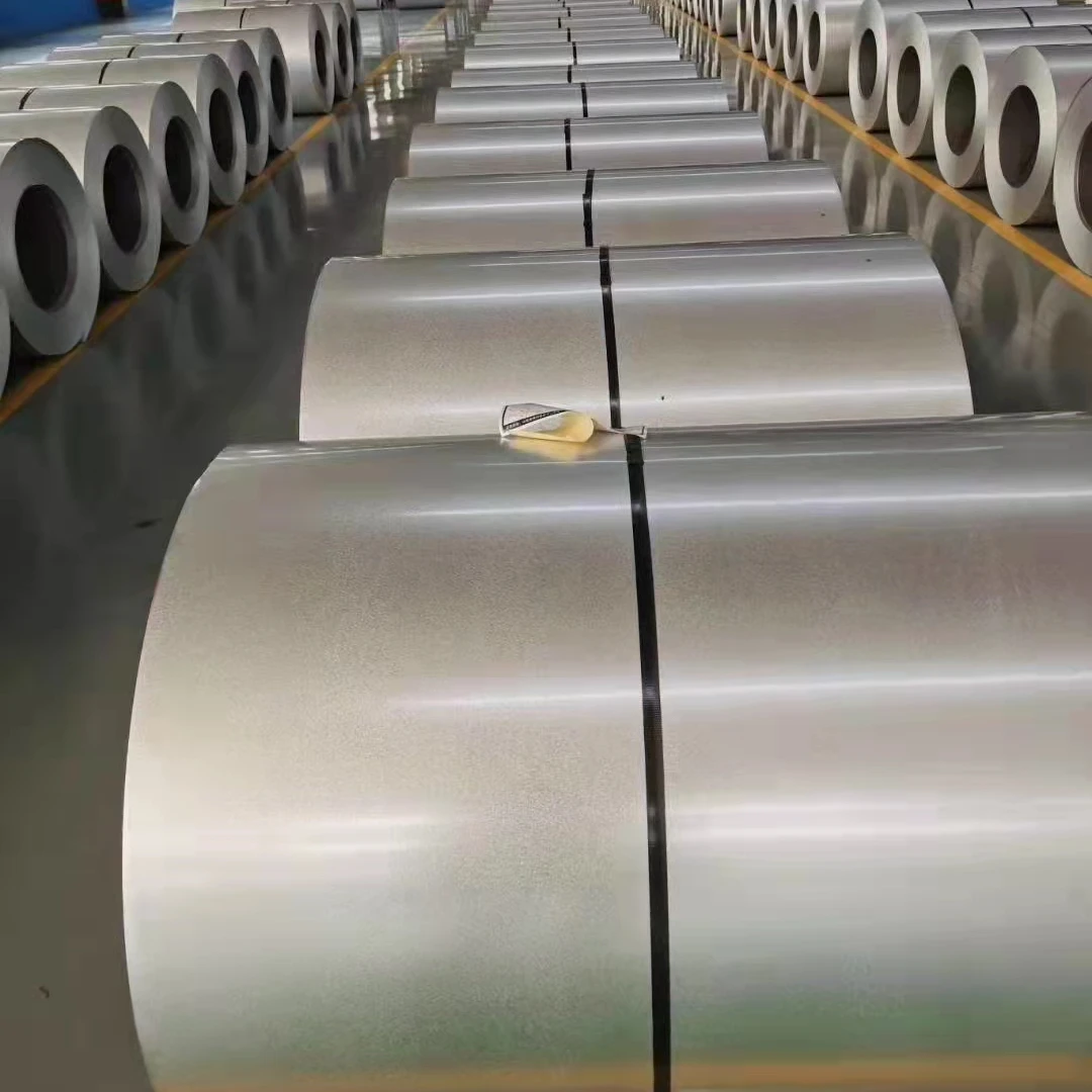 Hot Dipped Light Gauge Raw Galvanised Steel Coils White 48 Inch 0.3mm Steel Coil