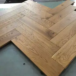 Jesonwood Engineered Oak Herringbone Flooring Multilayer Wooden Parquet Oak Flooring