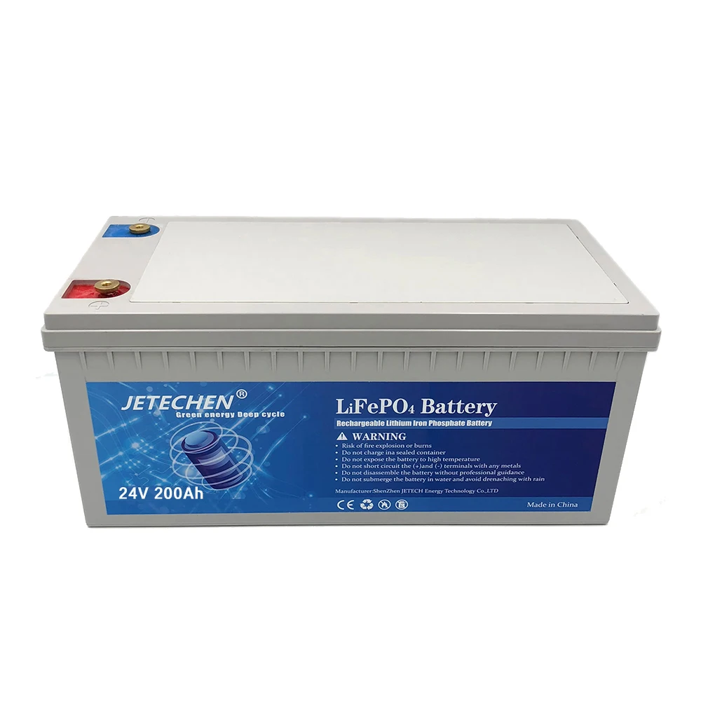factory lifepo4 24v 200ah home energy storage battery for portable rechargeable power station(50ah 100ah)