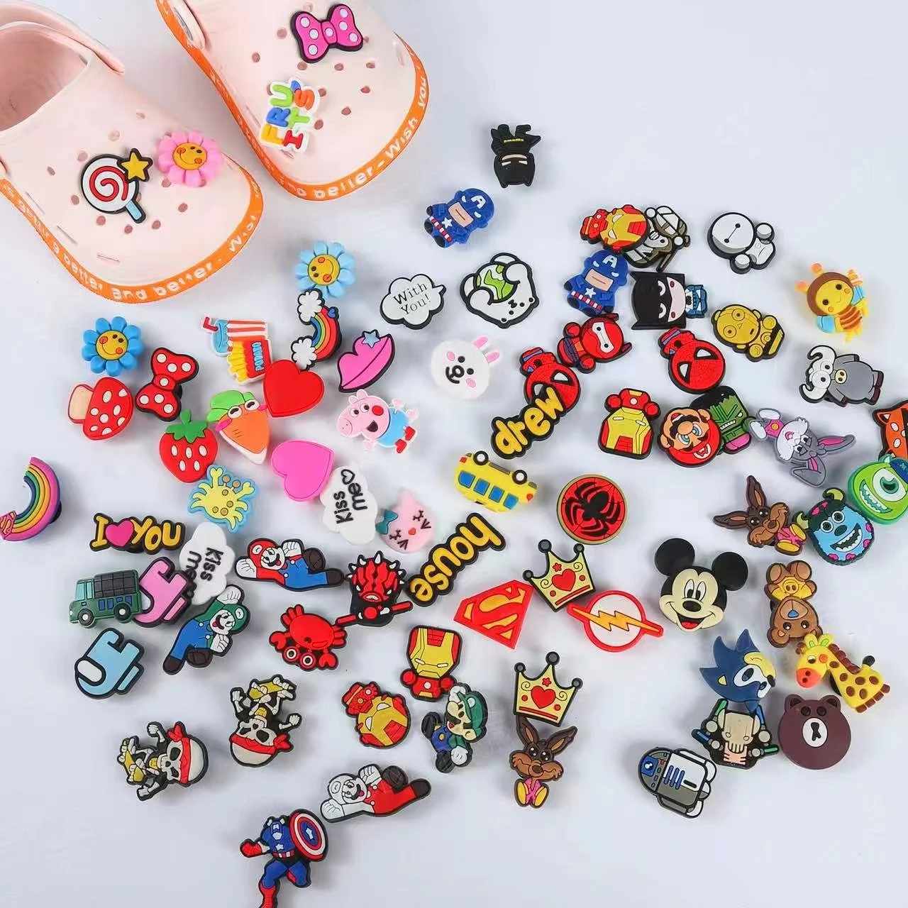 popular wholesale croc charms bling luxury metal designer,hocus pocus croc charm 2022,led croc charms designer sneakers