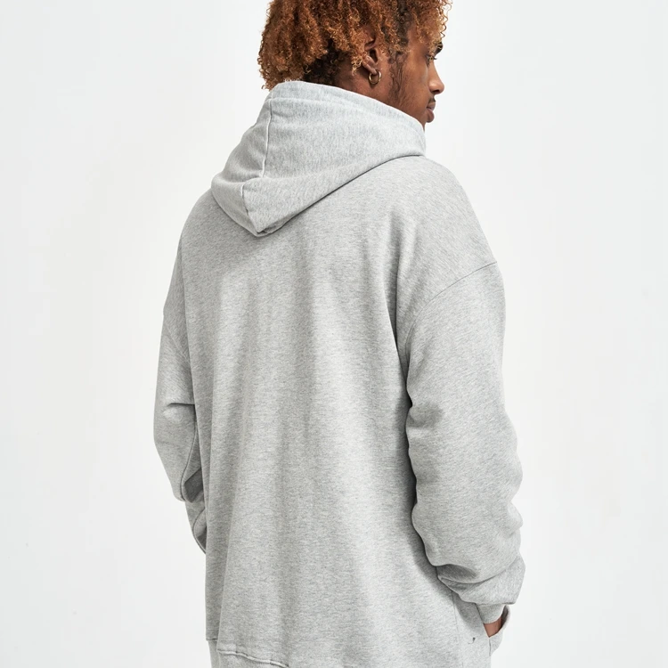 Custom blank classic hooded cotton men sweatshirt plain high quality street wear pull over hoodies