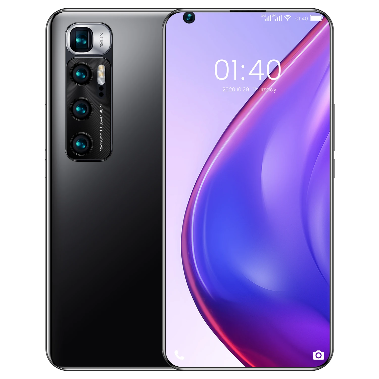  Прямая продажа с фабрики mi 10t pro 12 + 512G P40 мобильный телефон 6 53 дюймов Прямой полный дисплей Android 10 0