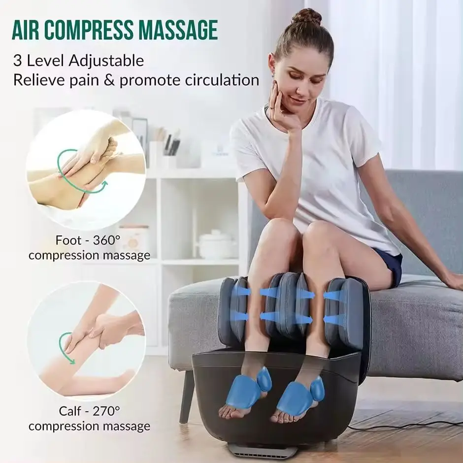 Gess Shiatsu Foot Massager Health Protection Vibrating Electric Foot Massage Machine
