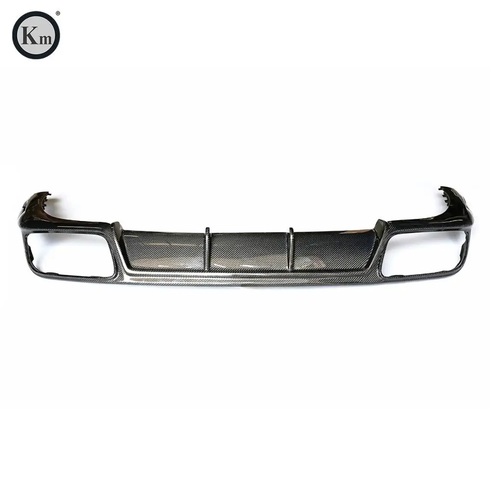 KM для Porsche 911 991 1 2 Carrera turbo задний диффузор из углеродного волокна бампер 2012 и