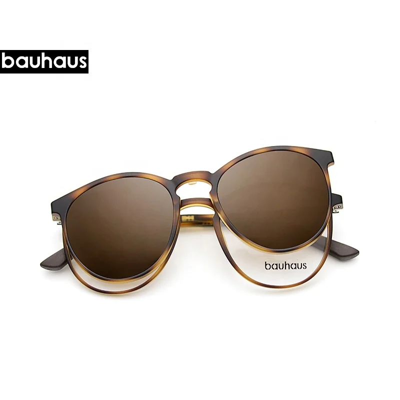 EA8035 Factory Direct High Quality Ultem Clip on Magnetic Polarized Sunglasses