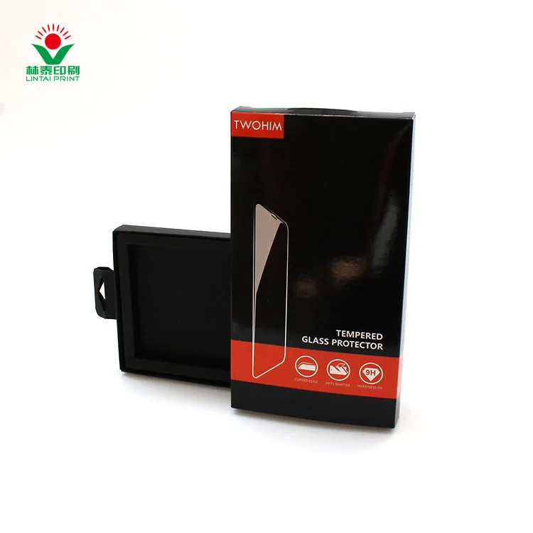 Customized new electronic products packaging box personalized bluetooth wireless headset windowed carton box