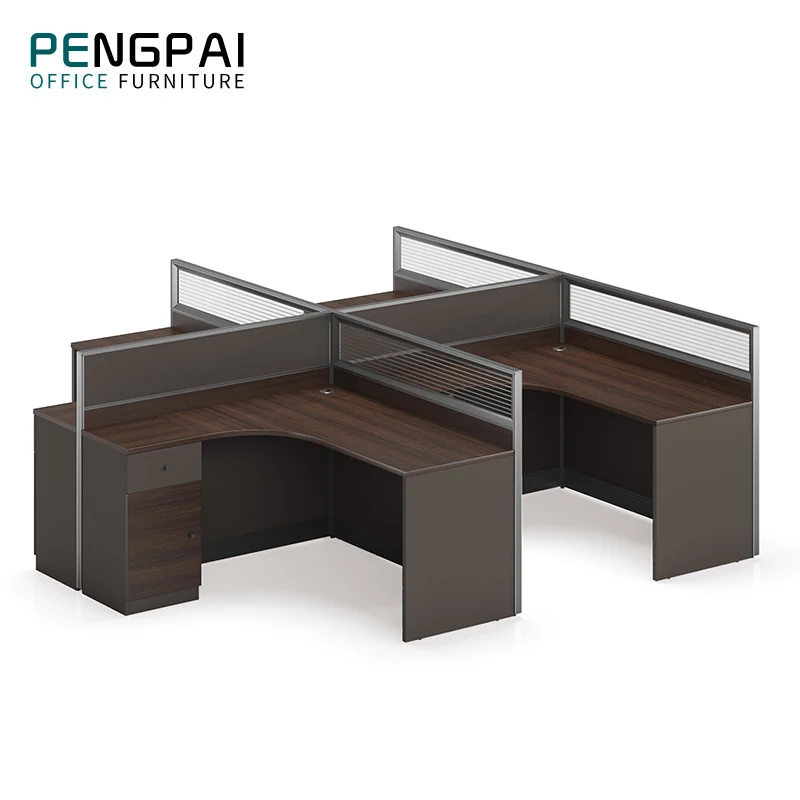 Office Furniture  modern wooden L shape executive workstation manager staff desk table workstation