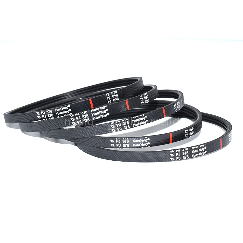 pj376 V-ribbed belt pj Rubber V-ribbed belt pj Molded V-ribbed belt