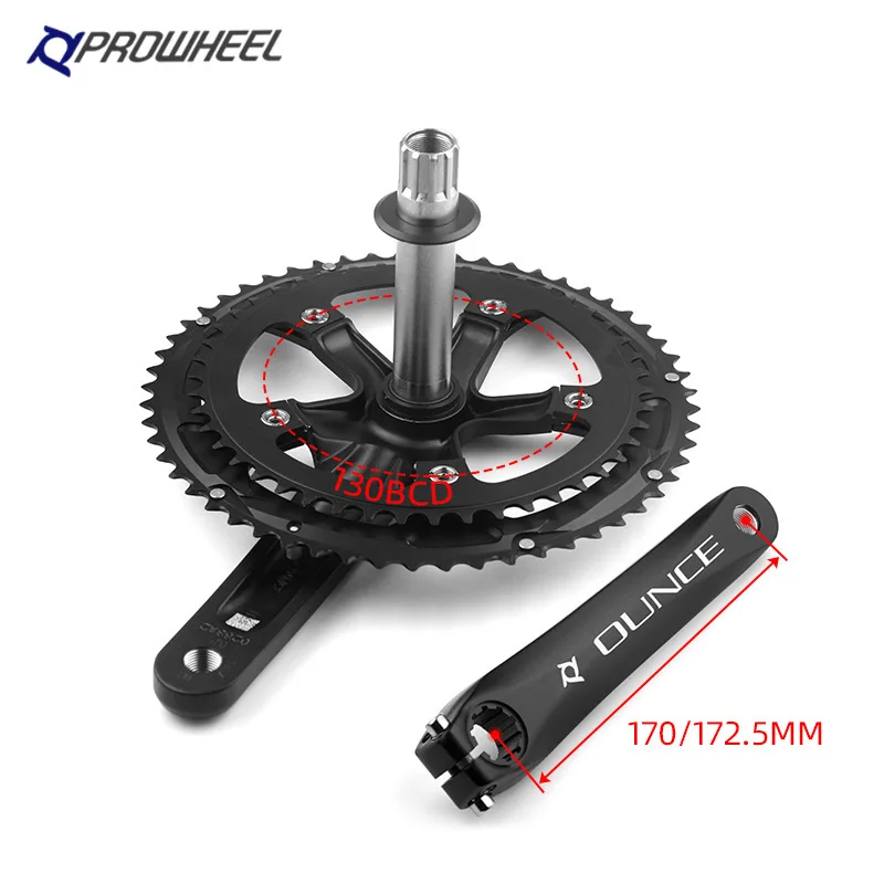 Запчасти для велосипедов Prowheel haomeng 721 брелка складного автомобильного коленчатого 10 скоростей велосипедный зубчатый диск полый интегрированный 4656t doublebicycle Кривошип и