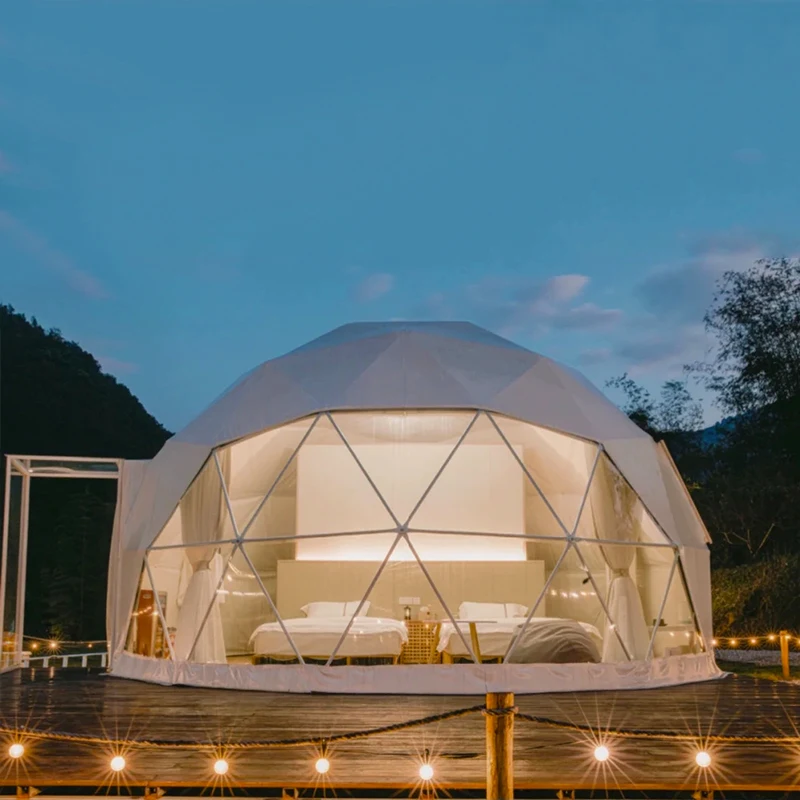 High Quality Geodesic Round Dome Tent for Trade Show Glamping Outdoor Tent