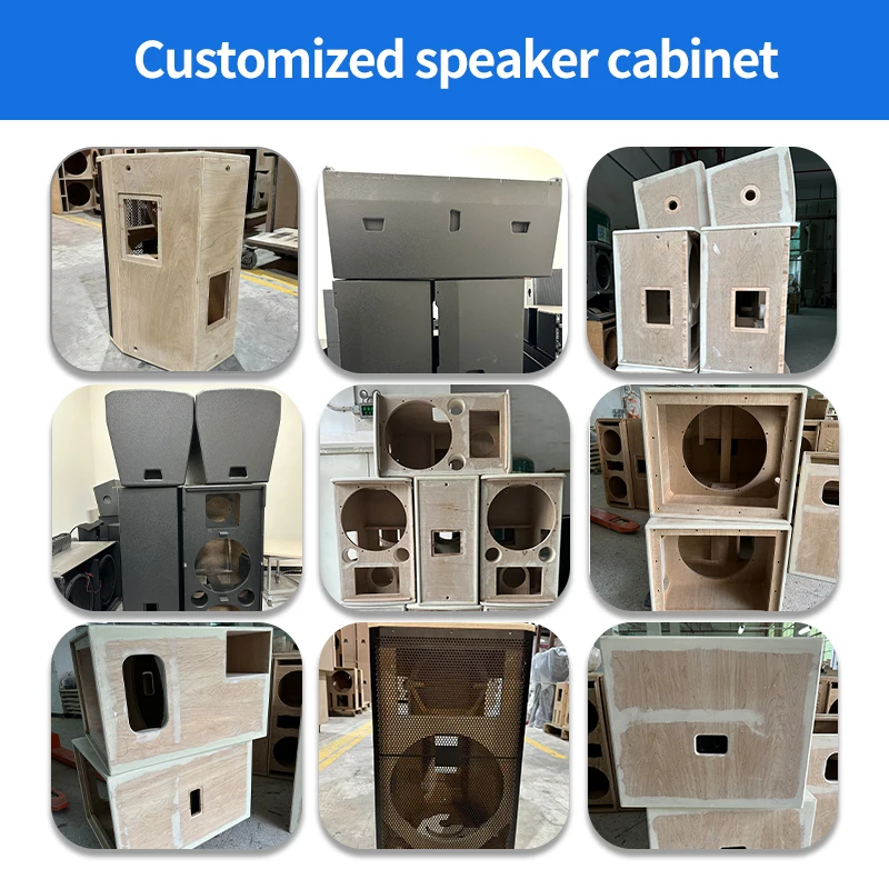 Dual 15 inch professional speakers sub woofer professional passive speaker sound system audio double subwoofer stage speakers