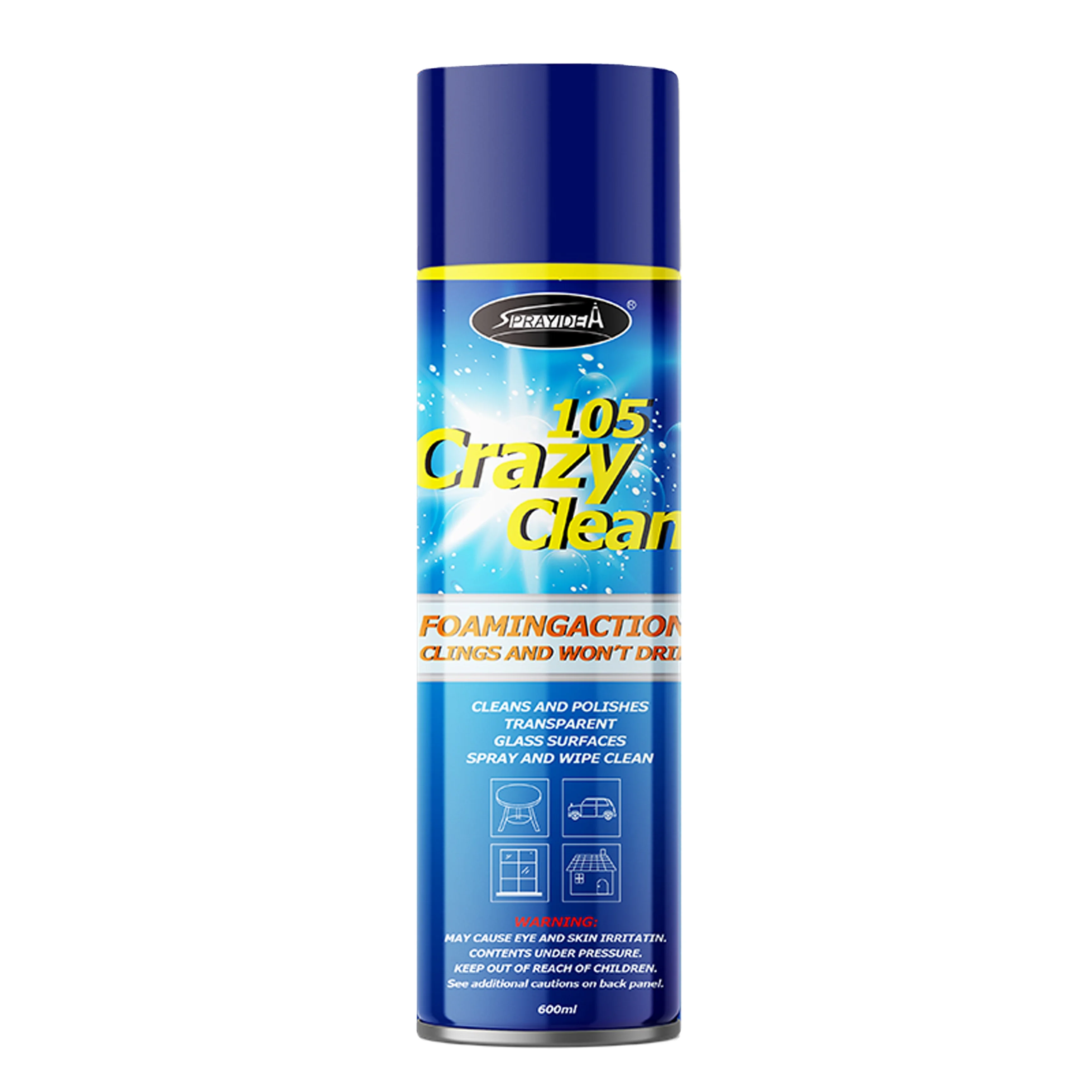 Sprayidea 105 Cleans Windows Mirrors and Other Glass Surfaces with Ease glass cleaner