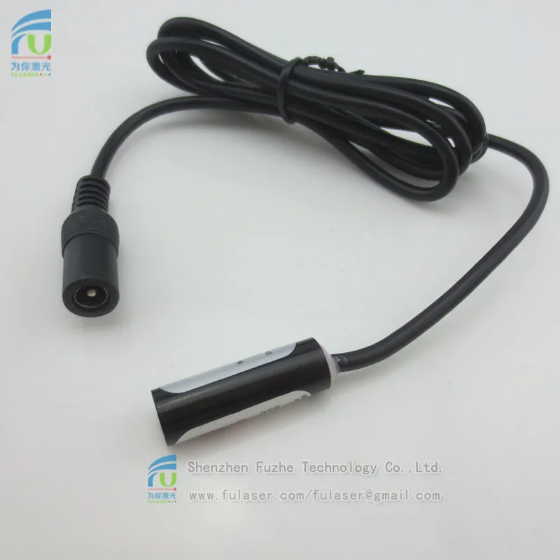 FU808L200-BD10(DC connector) FU808L200-BC10(red+black cable) 10x30mm 808nm <1mW Infrared IR line laser diode module lamp light