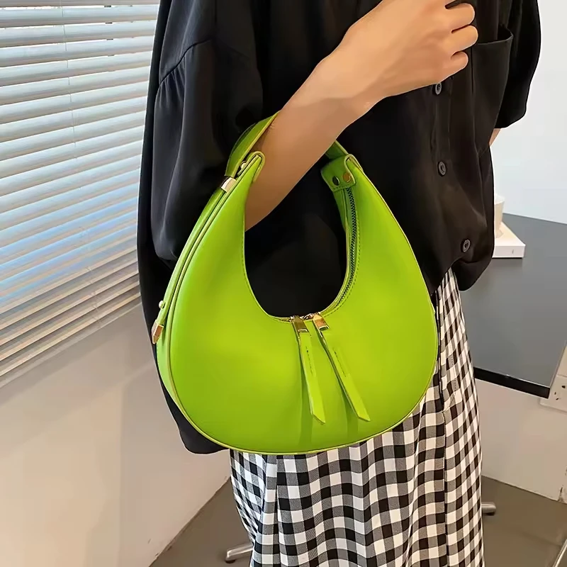 PU Leather Moon Fashion Purse Ladies Custom Shoulder Handbags