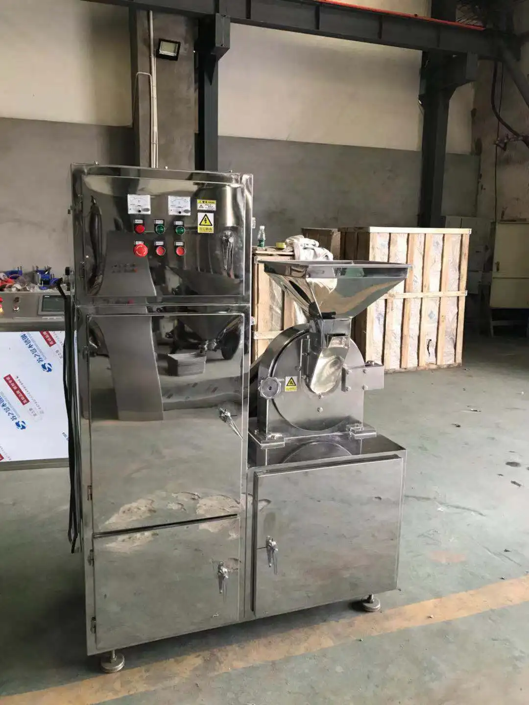 Industrial dry grain mill spice flour pepper electric grinder machine for kitchen