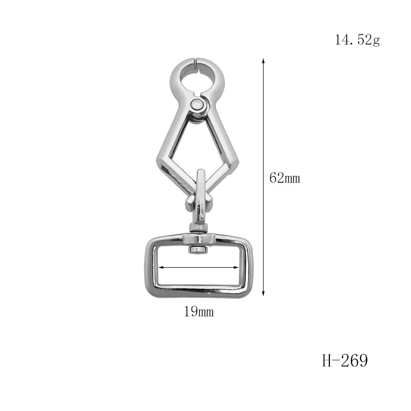 Wholesale Custom Handbag Accessories Dog Hook Bag Strap Connecting Buckle Metal Swivel Snap Hooks