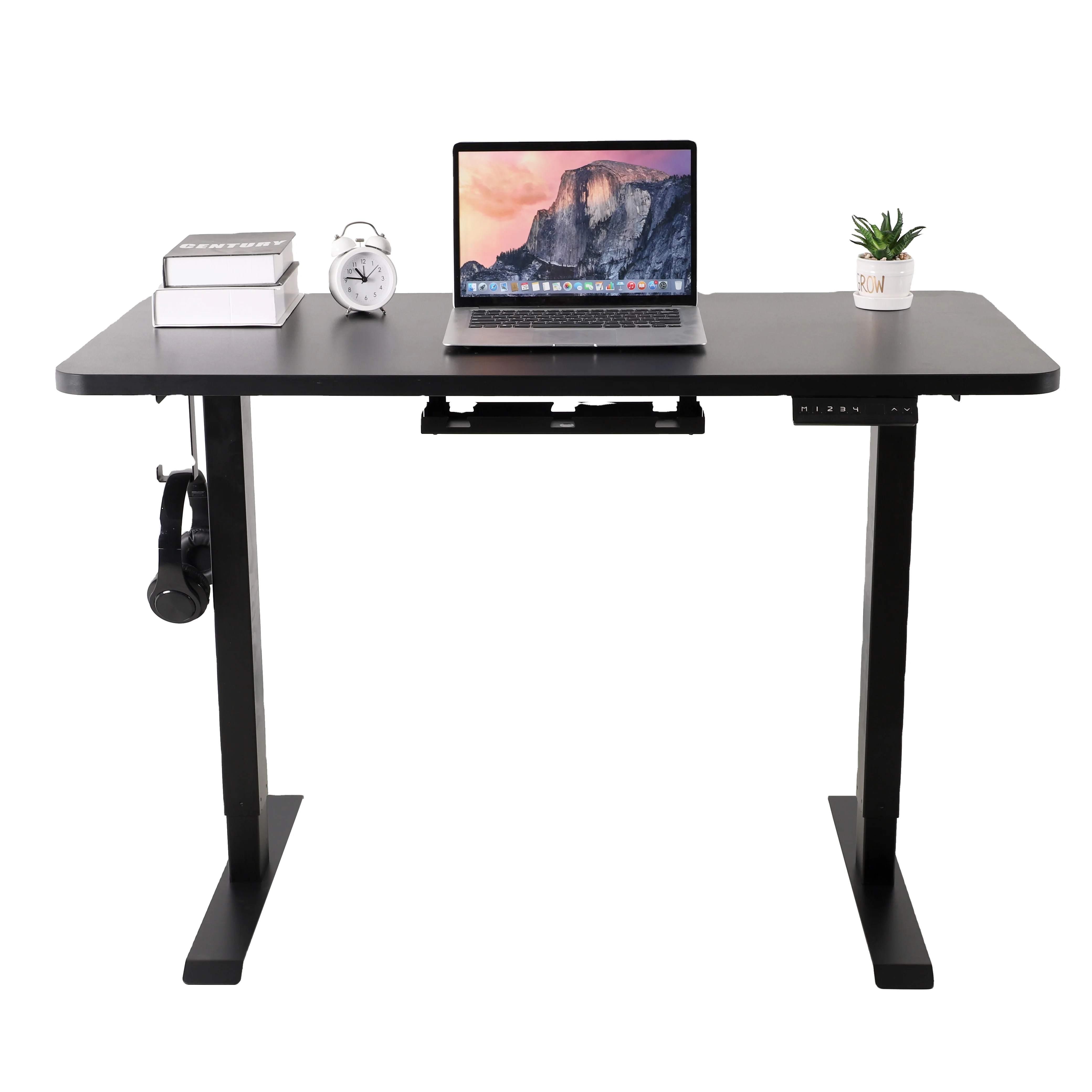 QIANBEI Easy Installation Health Furniture Powered HOT SELL Standing Electric Stand Up Height Adjustable Desk Motorized