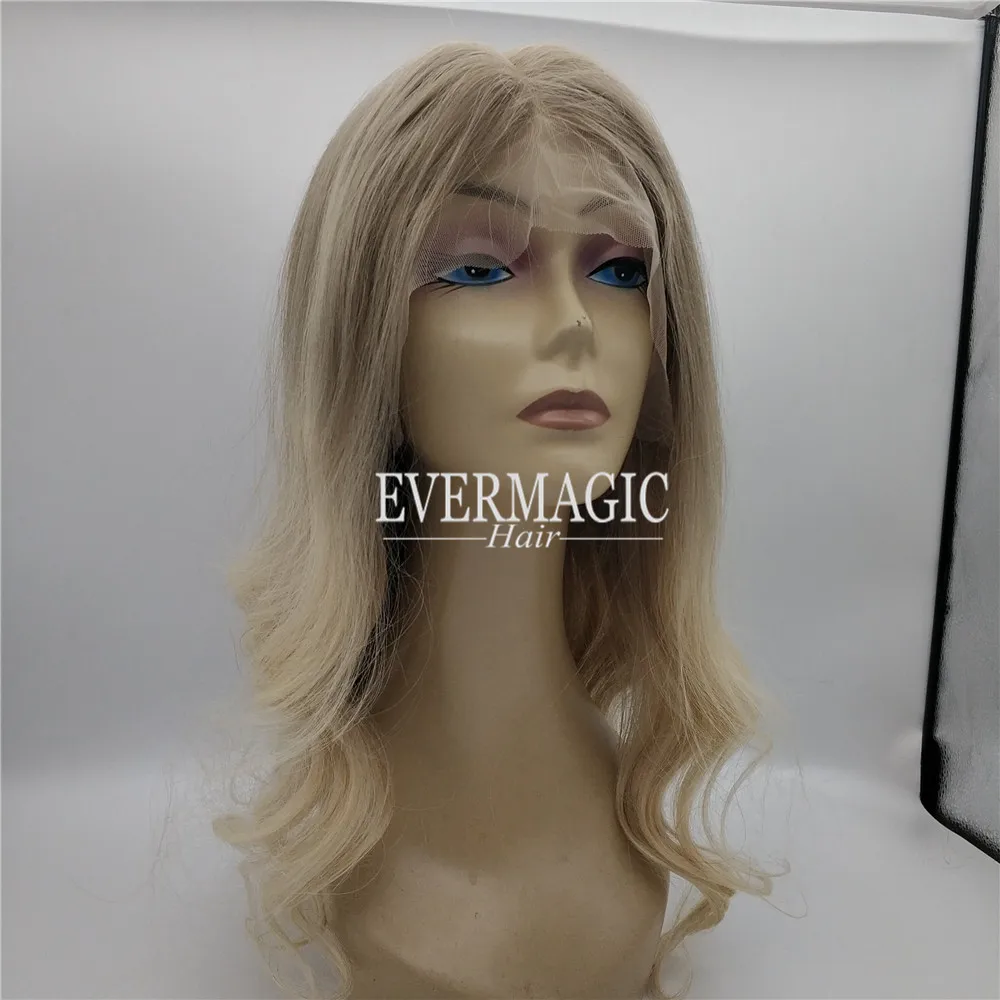 Custom Luxury Balayage Highlight ash 8/60 Color Wavy 130% 150% 180%Density Lace Front Wig Full Lace Human Hair Wigs