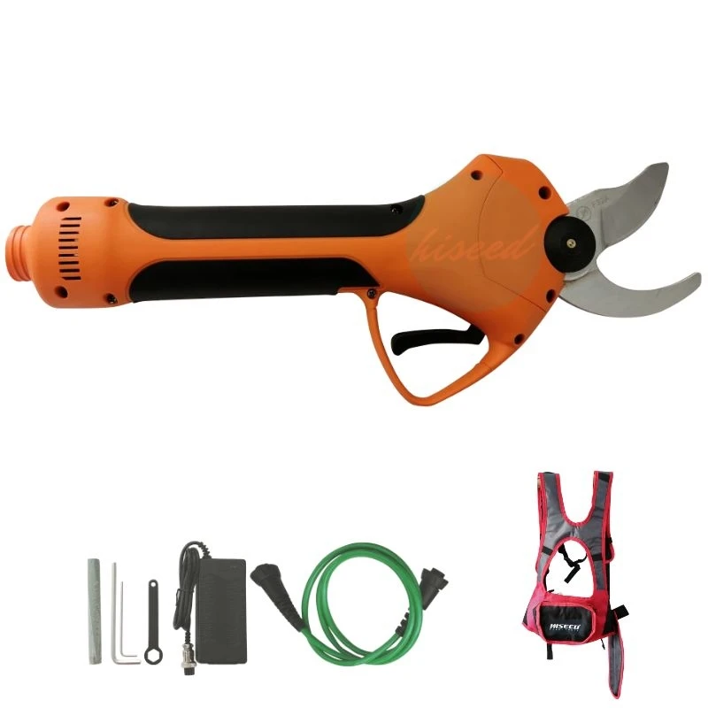 Hiseed 100-240V AC,50-60Hz 35mm Electric Gardening Scissors Electric Pruning Shear for Tree Branch Cutting Pruners