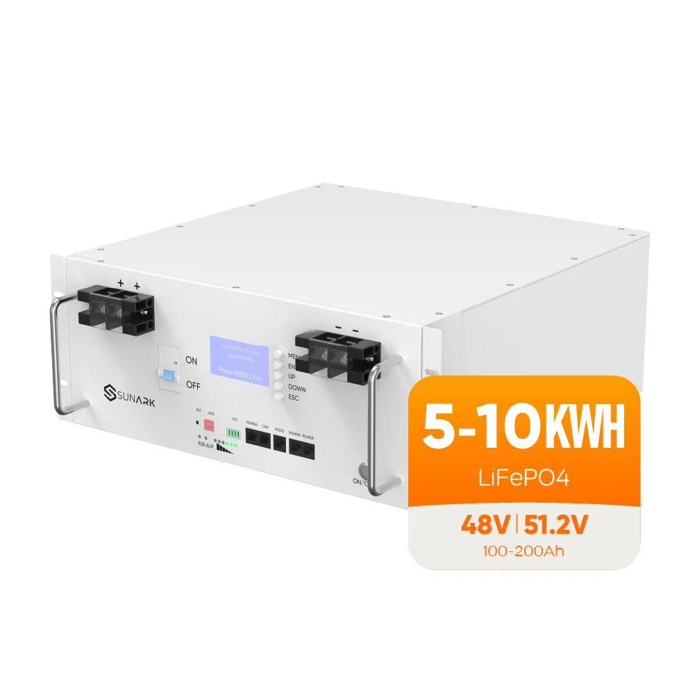 Sunark Rackark литиевая солнечная батарея 48 В 100Ah 200Ah 5Kwh 10Kwh домашняя для хранения энергии