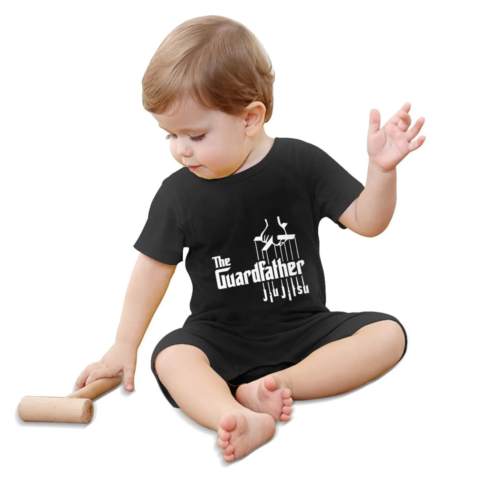 
Baby Clothes Girl Boy Romper Funny Brazilian Jiu Jitsu BJJ Rashguards Jiu-jitsu BBJ GI THE GUARDFATHER 2021 Ropa pour newborn bo 