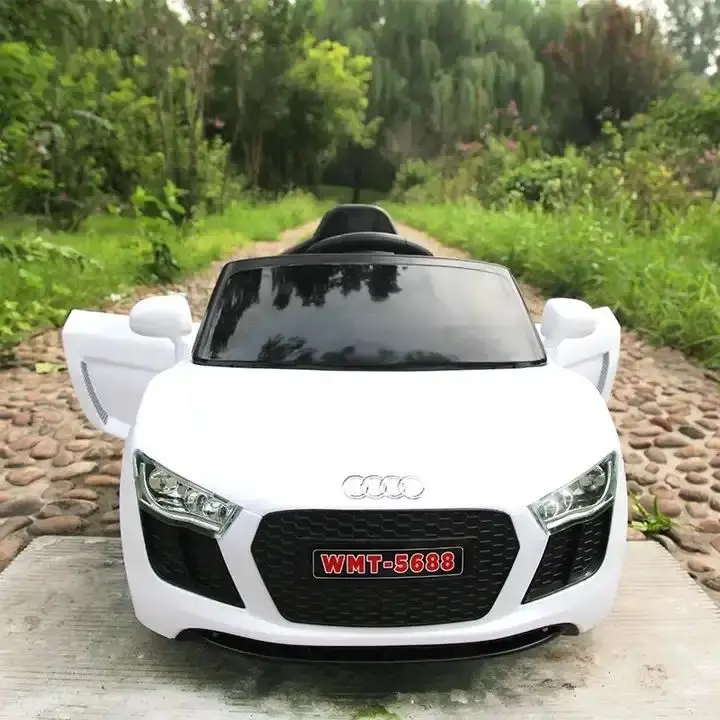 Powered Electric Car for Kids with Parent Remote Control, Lights, Horn, Music, Ride on Toys