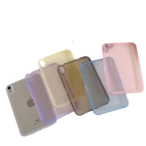 Clear Color TPU Silicone Soft Back Gel Case for iPad Xiaomi Samsung Tab Redmi