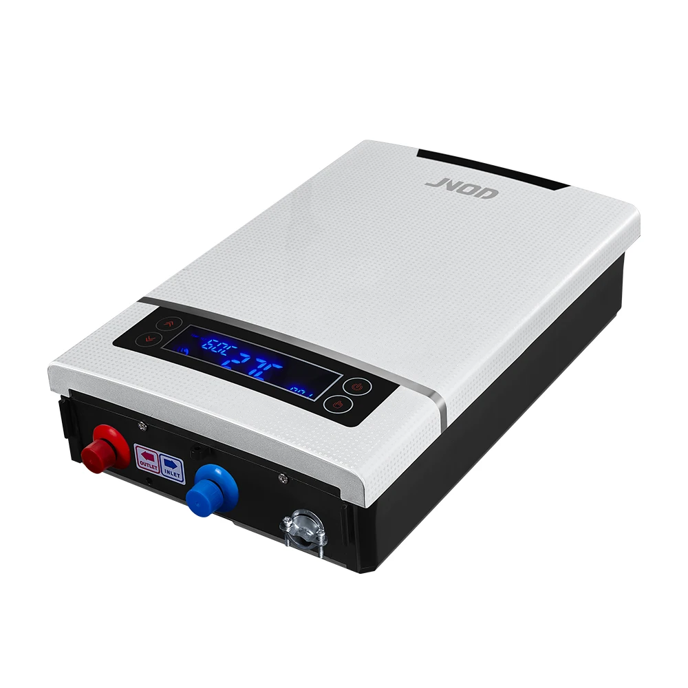 JNOD high quality 380v bathroom shower 3 Phase electric instant tankless hot water heater for Commercial shower