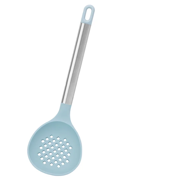 Houseware Kitchen Tools Food Grade Silicone Nylon Kitchen Cooking Utensils Set  Stainless steel handle  for Serving and Cooking