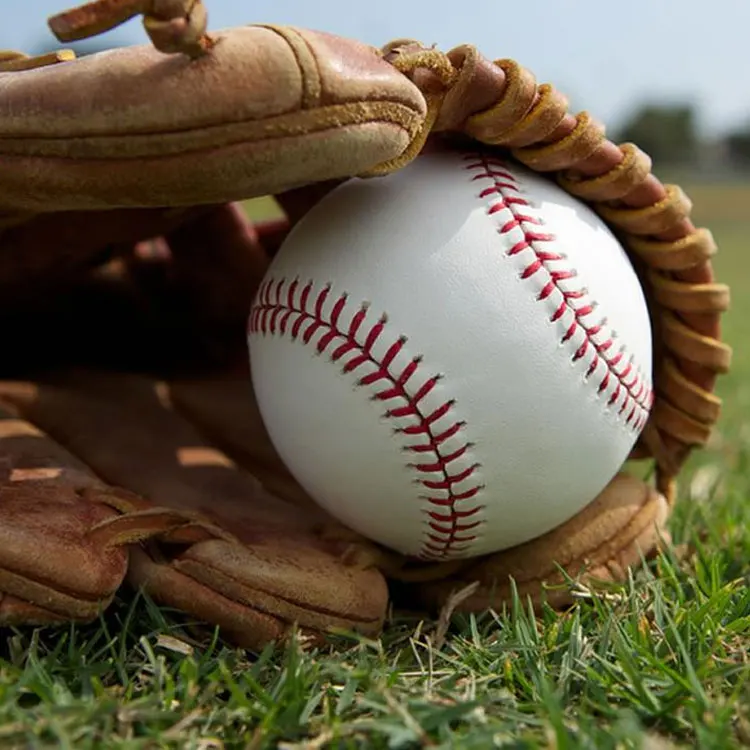 Custom Logo High Quality Standard Practice Game-specific Cowhide Baseball Ball