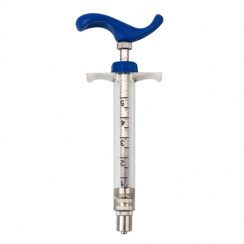 Plain 5ml syringe veterinary plastic injectors
